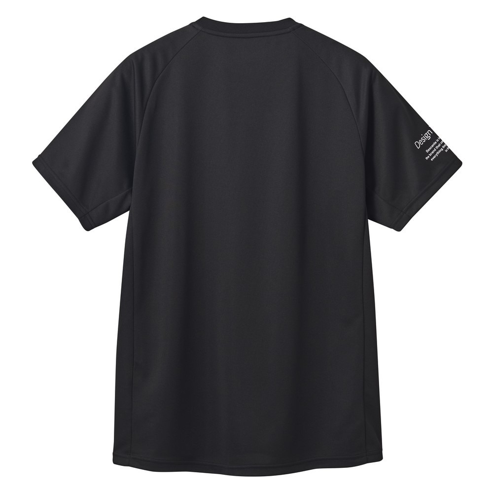 デサント（DESCENTE）（メンズ、レディース）バレーボールウェア 半袖バレーシャツ DV5SHT05U BK00