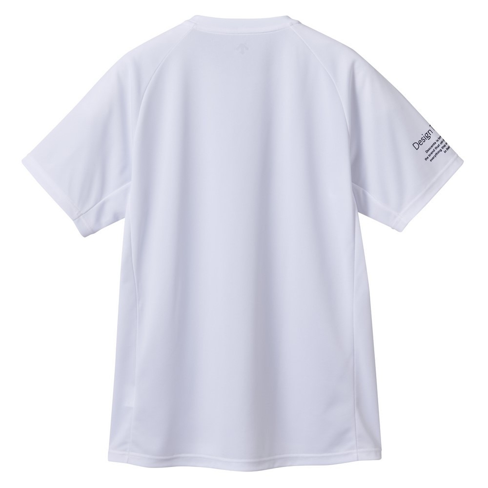 デサント（DESCENTE）（メンズ、レディース）バレーボールウェア 半袖バレーシャツ DV5SHT05U WH00