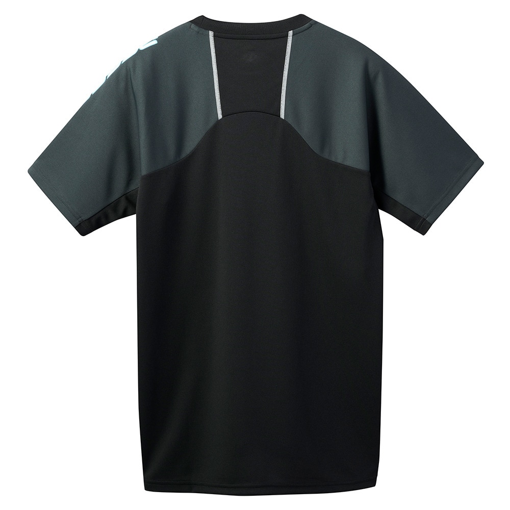 デサント（DESCENTE）（メンズ、レディース）バレーボールウェア 半袖Tシャツ DV5SHTX1UB BKBL