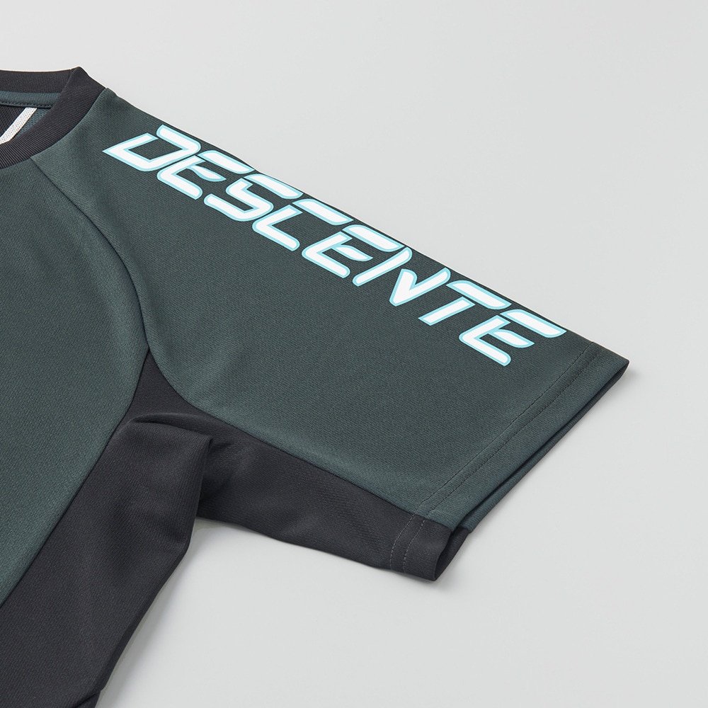 デサント（DESCENTE）（メンズ、レディース）バレーボールウェア 半袖Tシャツ DV5SHTX1UB BKBL