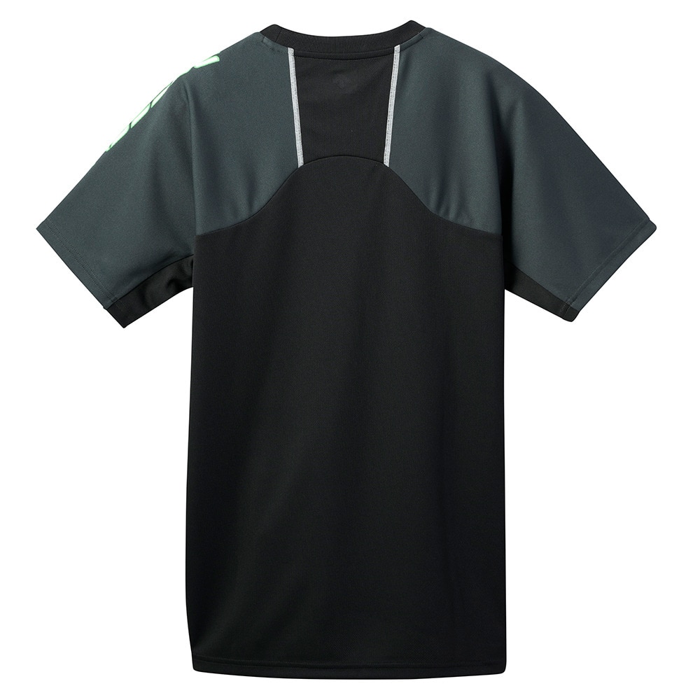 デサント（DESCENTE）（メンズ、レディース）バレーボールウェア 半袖Tシャツ DV5SHTX1UB BKGR
