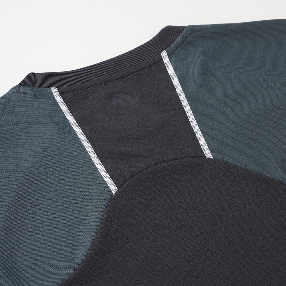 デサント（DESCENTE）（メンズ、レディース）バレーボールウェア 半袖Tシャツ DV5SHTX1UB BKGR