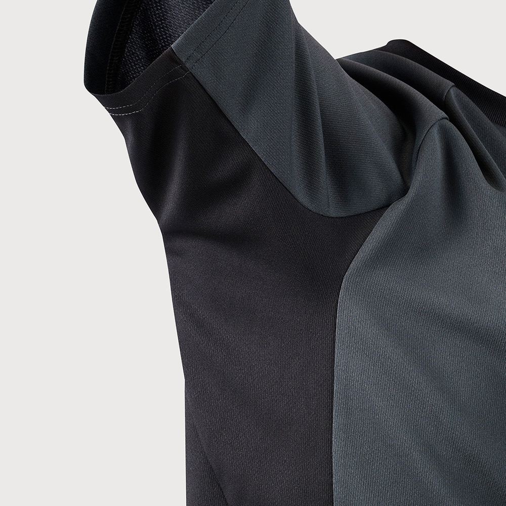 デサント（DESCENTE）（メンズ、レディース）バレーボールウェア 半袖Tシャツ DV5SHTX1UB BKGR