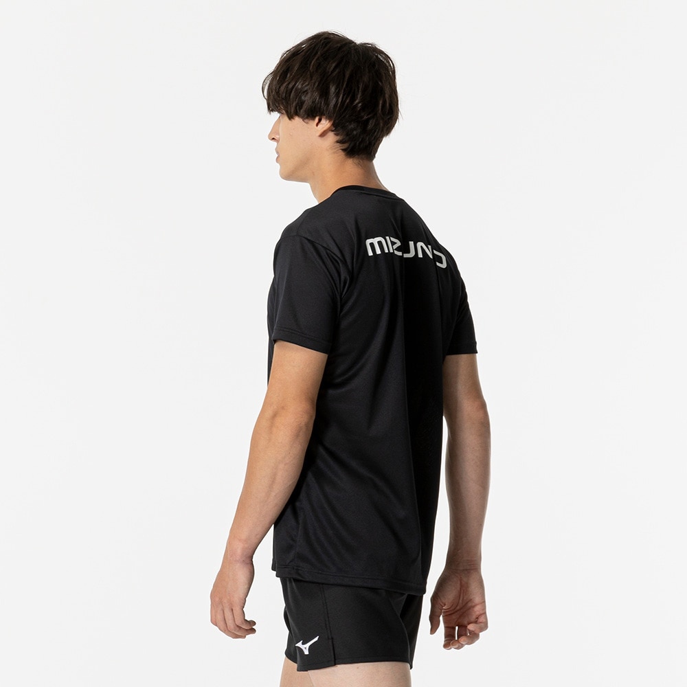 ミズノ（MIZUNO）（メンズ、レディース）バレーボールウェア Basic 半袖プラシャツ V2MAB23009