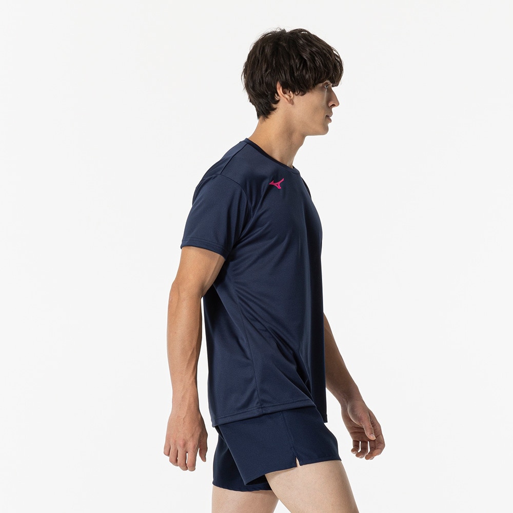 ミズノ（MIZUNO）（メンズ、レディース）【新商品】 バレーボールウェア Basic 半袖プラシャツ V2MAB23014