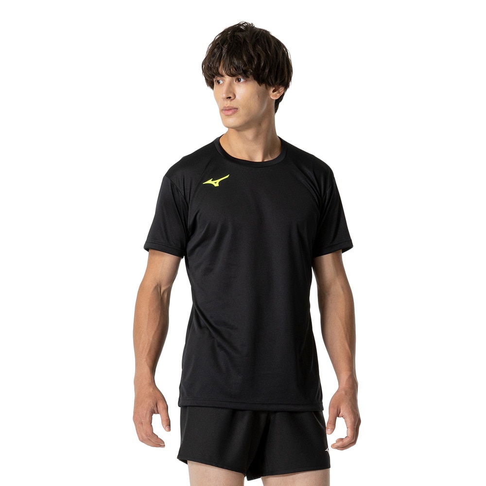 ミズノ（MIZUNO）（メンズ、レディース）【新商品】 バレーボールウェア Basic 半袖プラシャツ V2MAB23094