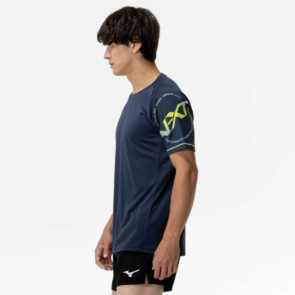 ミズノ（MIZUNO）（メンズ、レディース）バレーボールウェア N-XTプラクティスシャツ V2MAC00114