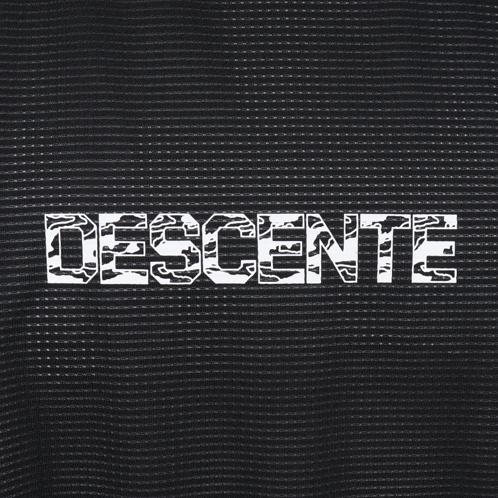 デサント（DESCENTE）（メンズ、レディース）半袖バレーボールシャツ DV5FHT01U BK00