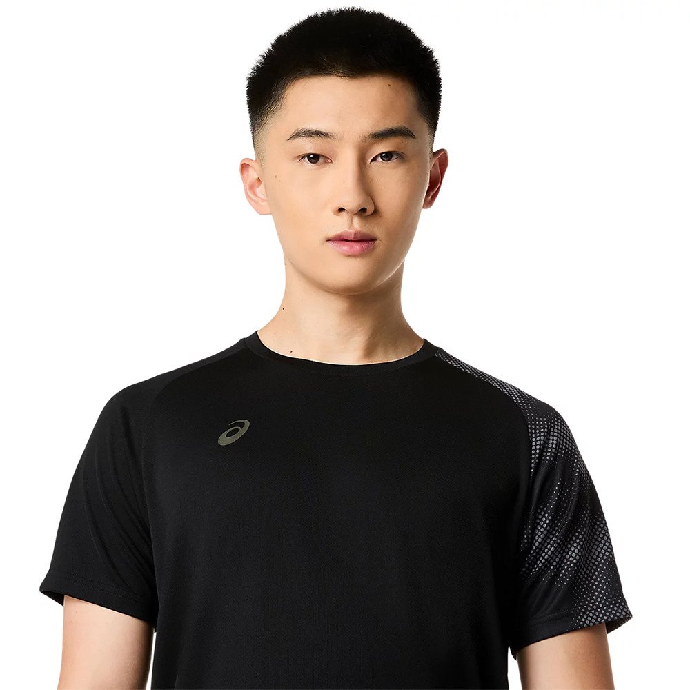日本航空高校 asics バレーボールシャツ 2XO ブラック 日本航空高校