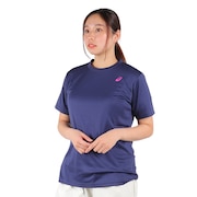 アシックス（ASICS）（レディース）バレーボールウェア レディース ワンポイント 半袖Tシャツ 2032C655.400