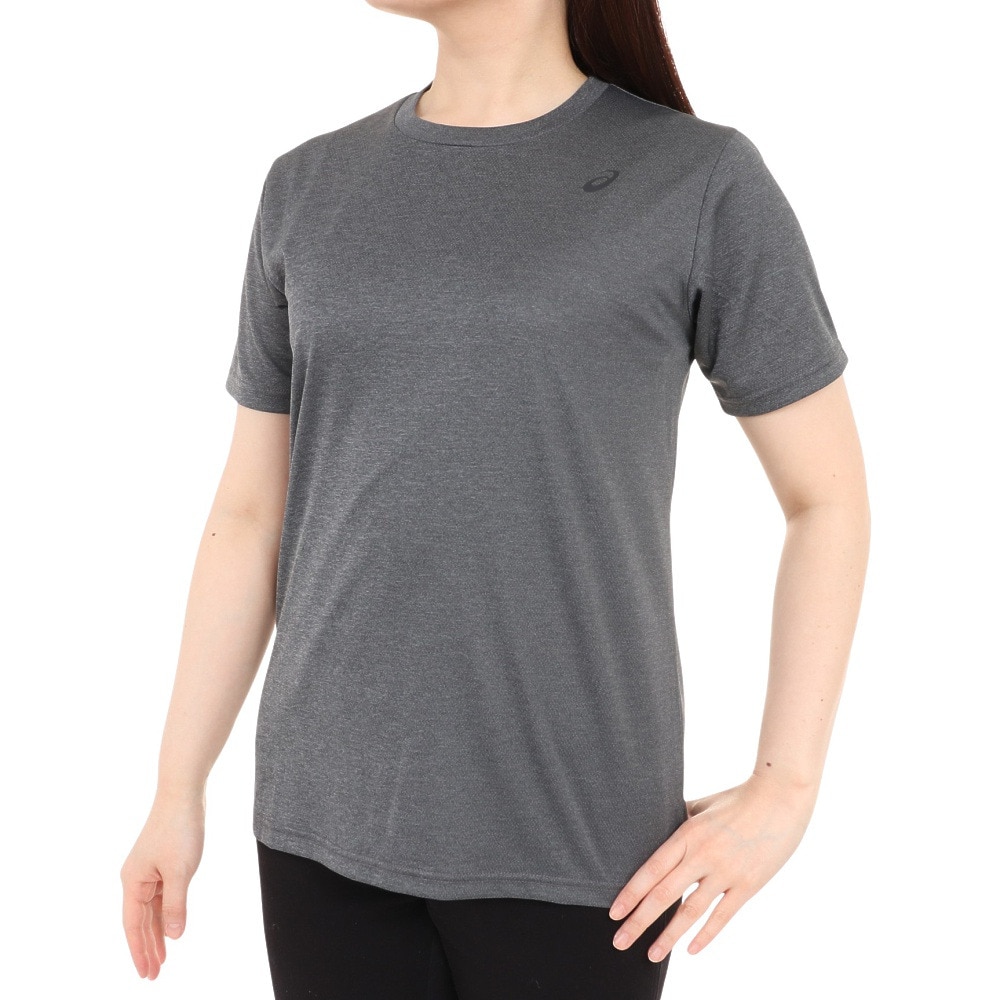 アシックス（ASICS）（レディース）バレーボールウェア レディース ワンポイントTシャツ モク 2032C656.001