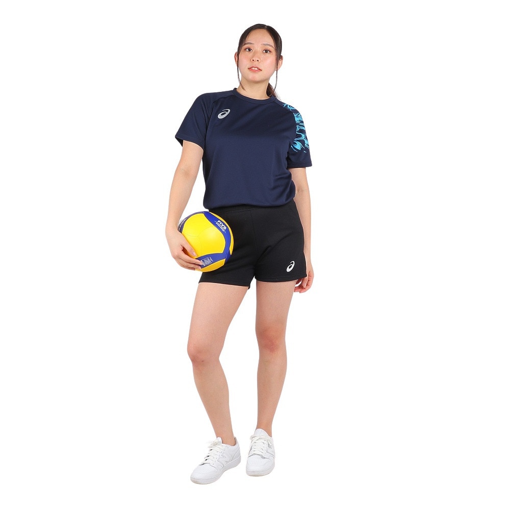 アシックス（ASICS）（レディース）バレーボール パンツ ゲームパンツロング XW2738.90 速乾