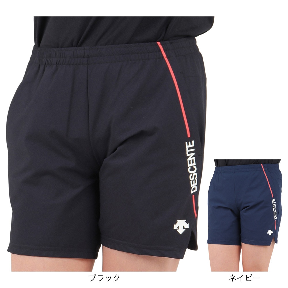 デサント（DESCENTE）（レディース）バレーボールウェア レディース シルエットパンツ DX-B1047XB BK 股下L寸17cm