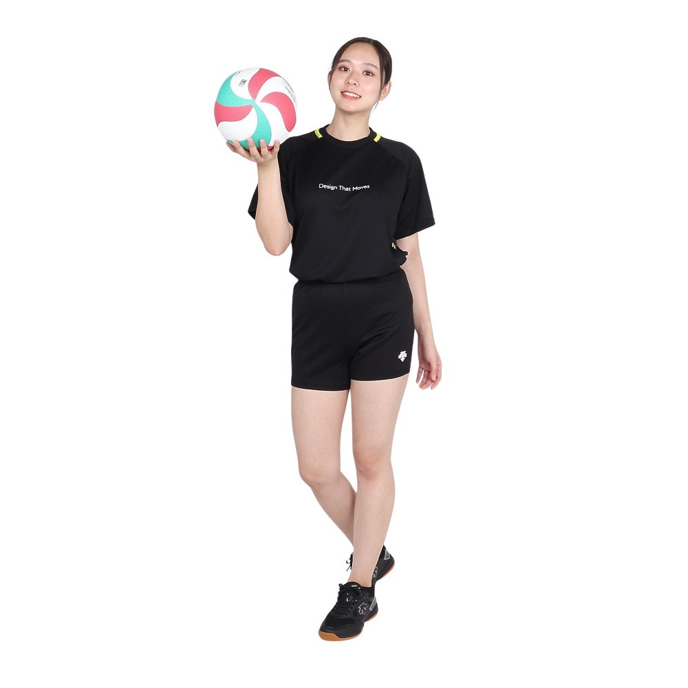 デサント（DESCENTE）（レディース）バレーボールウェア パンツ DSP-6092WB BLK