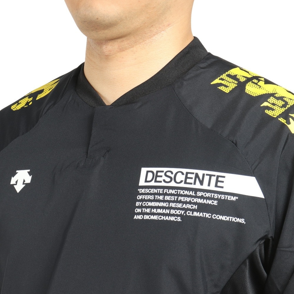 デサント（DESCENTE）（メンズ、レディース）バレーボールウェア ウォーマージャケット DVUUJF30 BK