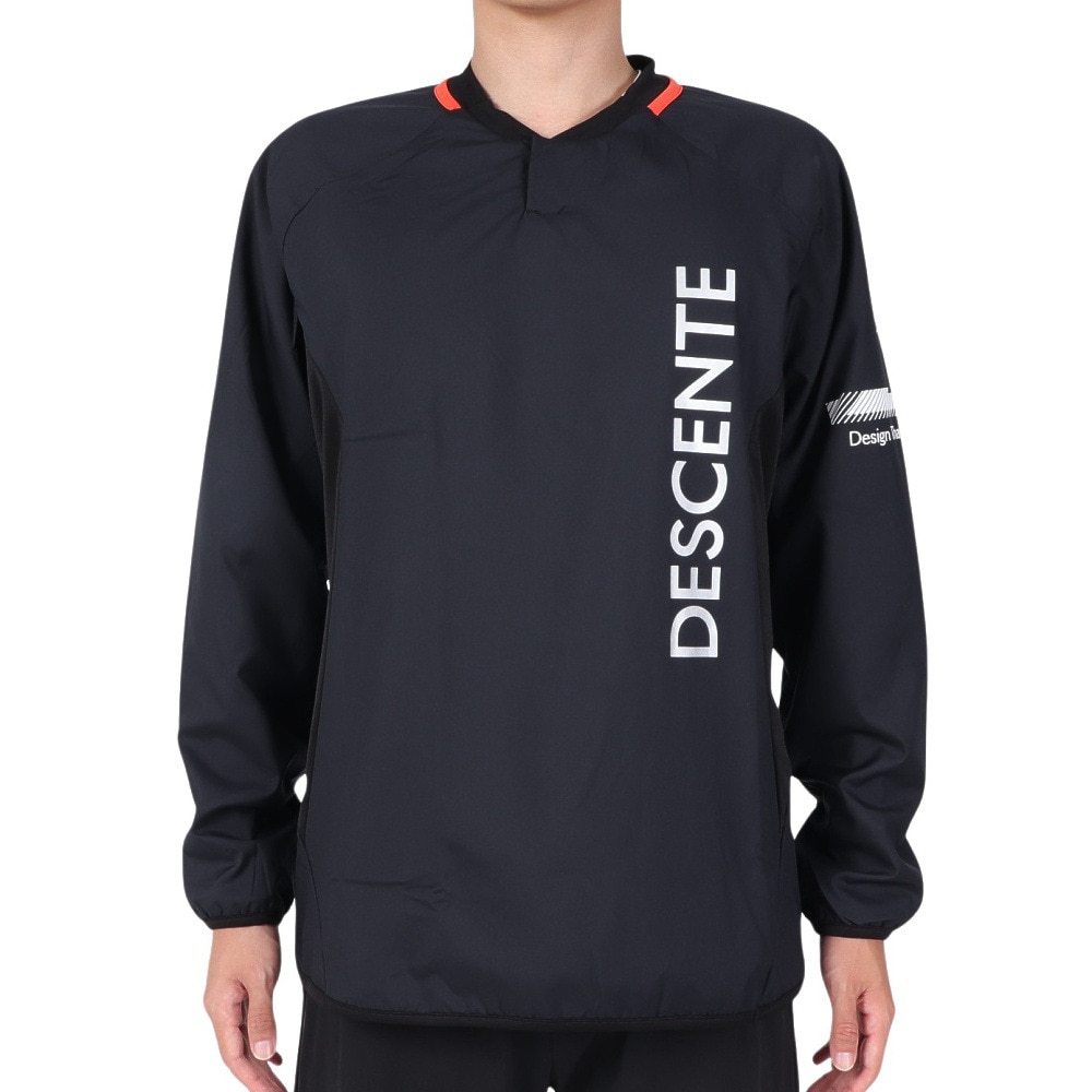 デサント（DESCENTE）（メンズ、レディース）バレーボールウェア ウォーマージャケット DVUWJF30 BK
