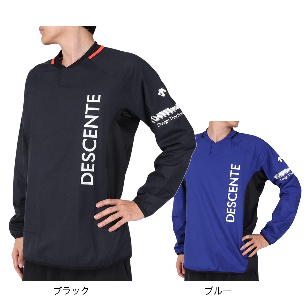 デサント（DESCENTE）（メンズ、レディース）バレーボールウェア ウォーマージャケット DVUWJF30 BL