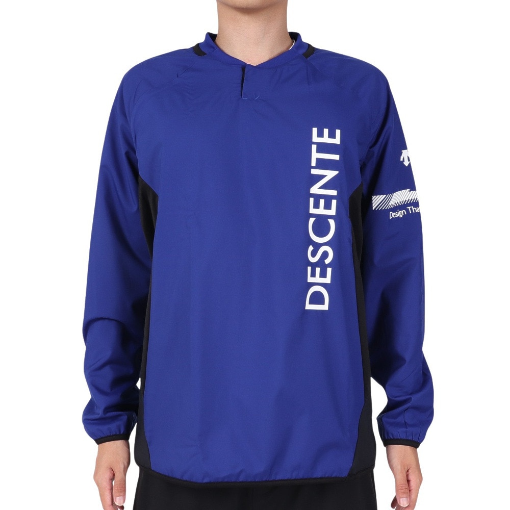 デサント（DESCENTE）（メンズ、レディース）バレーボールウェア ウォーマージャケット DVUWJF30 BL