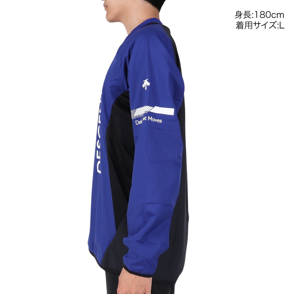 デサント（DESCENTE）（メンズ、レディース）バレーボールウェア ウォーマージャケット DVUWJF30 BL