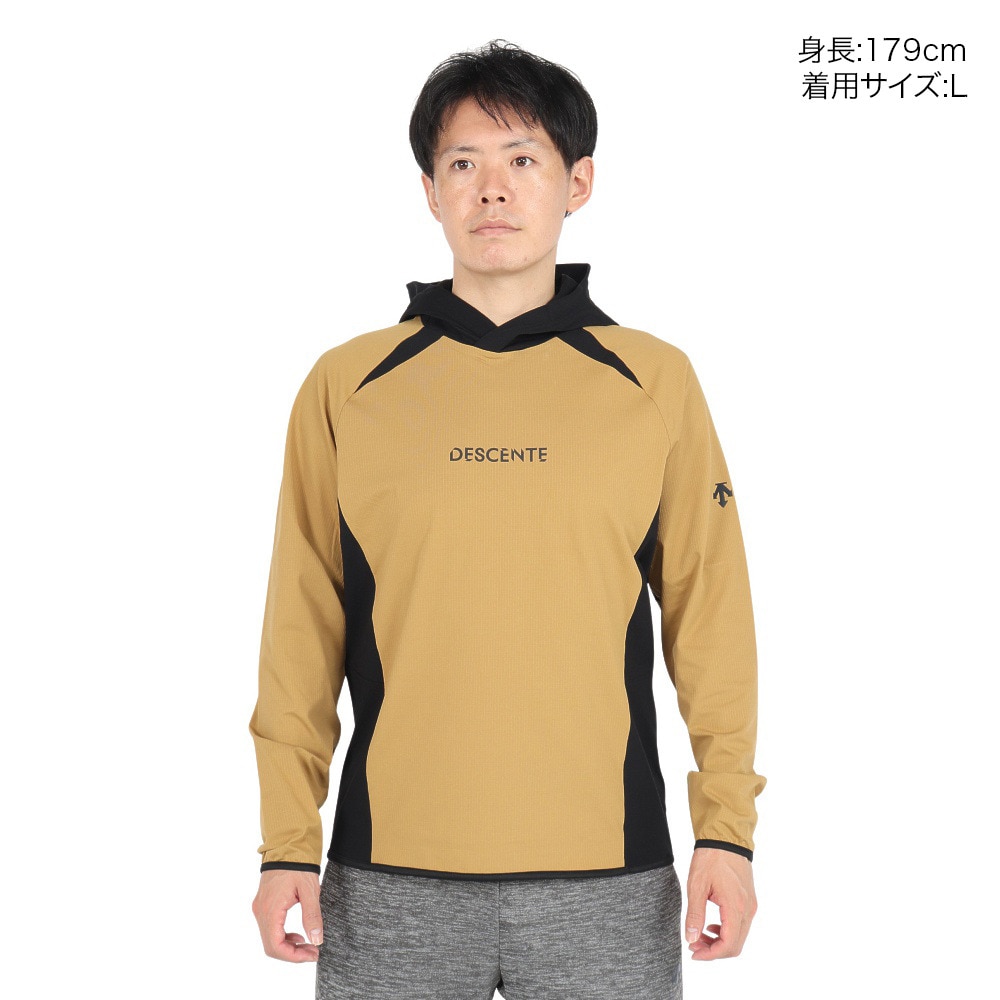 デサント（DESCENTE）（メンズ、レディース）バレーボールウェア ウォームアップジャケット DV4FJK01U BWBK