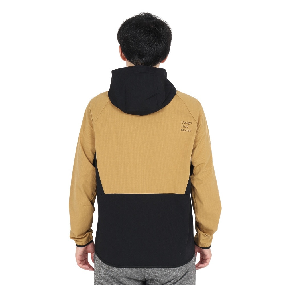 デサント（DESCENTE）（メンズ、レディース）バレーボールウェア ウォームアップジャケット DV4FJK01U BWBK