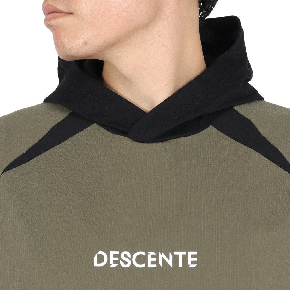デサント（DESCENTE）（メンズ、レディース）バレーボールウェア ウォームアップジャケット DV4FJK01U KHBK