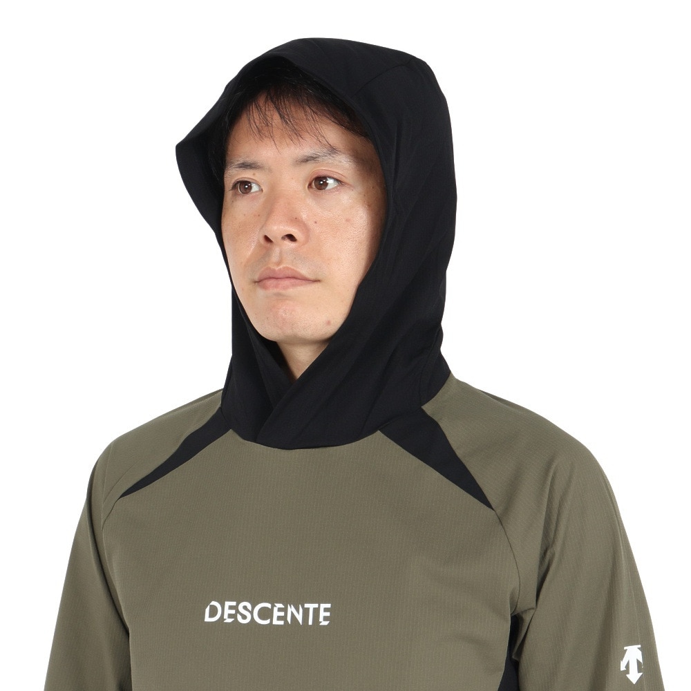 デサント（DESCENTE）（メンズ、レディース）バレーボールウェア ウォームアップジャケット DV4FJK01U KHBK