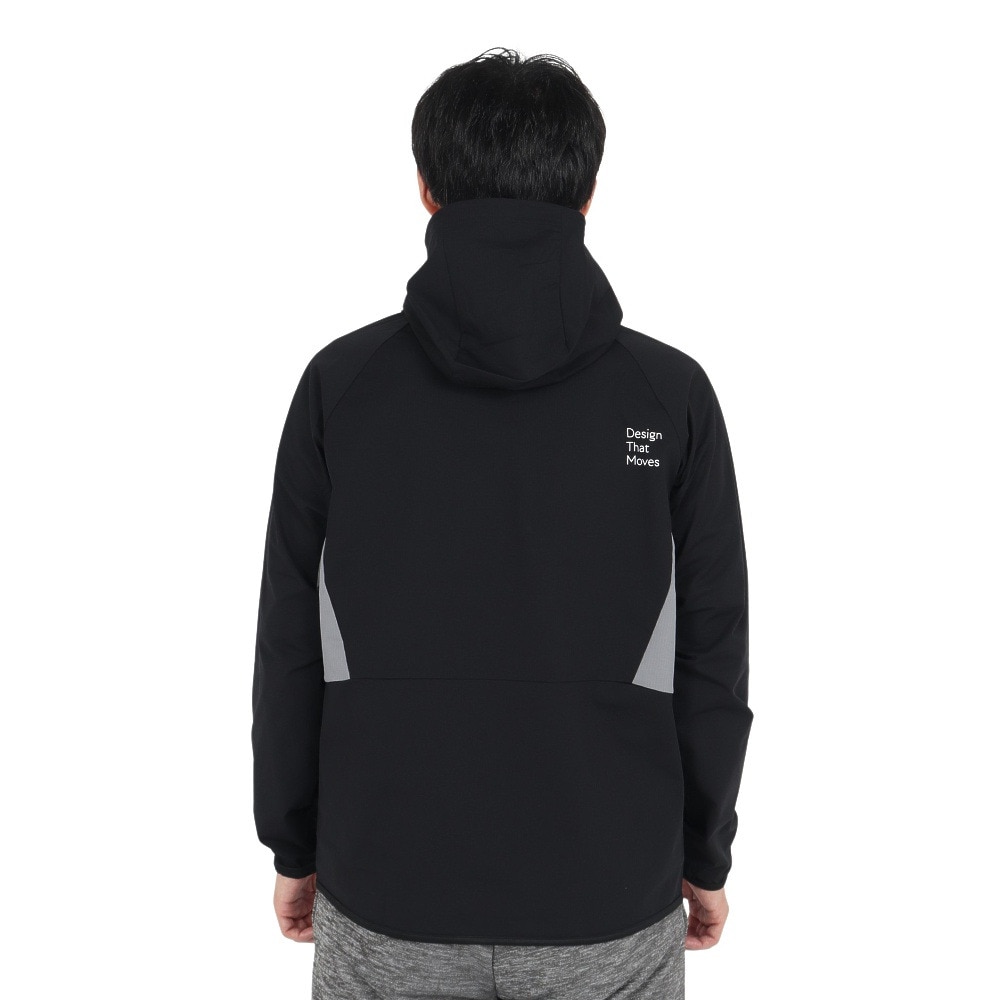 デサント（DESCENTE）（メンズ、レディース）バレーボールウェア ウォームアップジャケット DV4FJK01U BKGY
