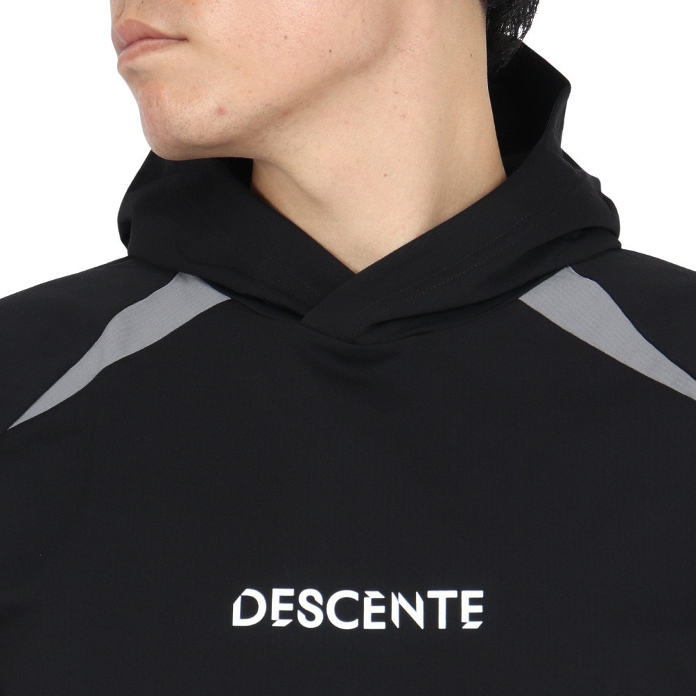 デサント（DESCENTE）（メンズ、レディース）バレーボールウェア ウォームアップジャケット DV4FJK01U BKGY