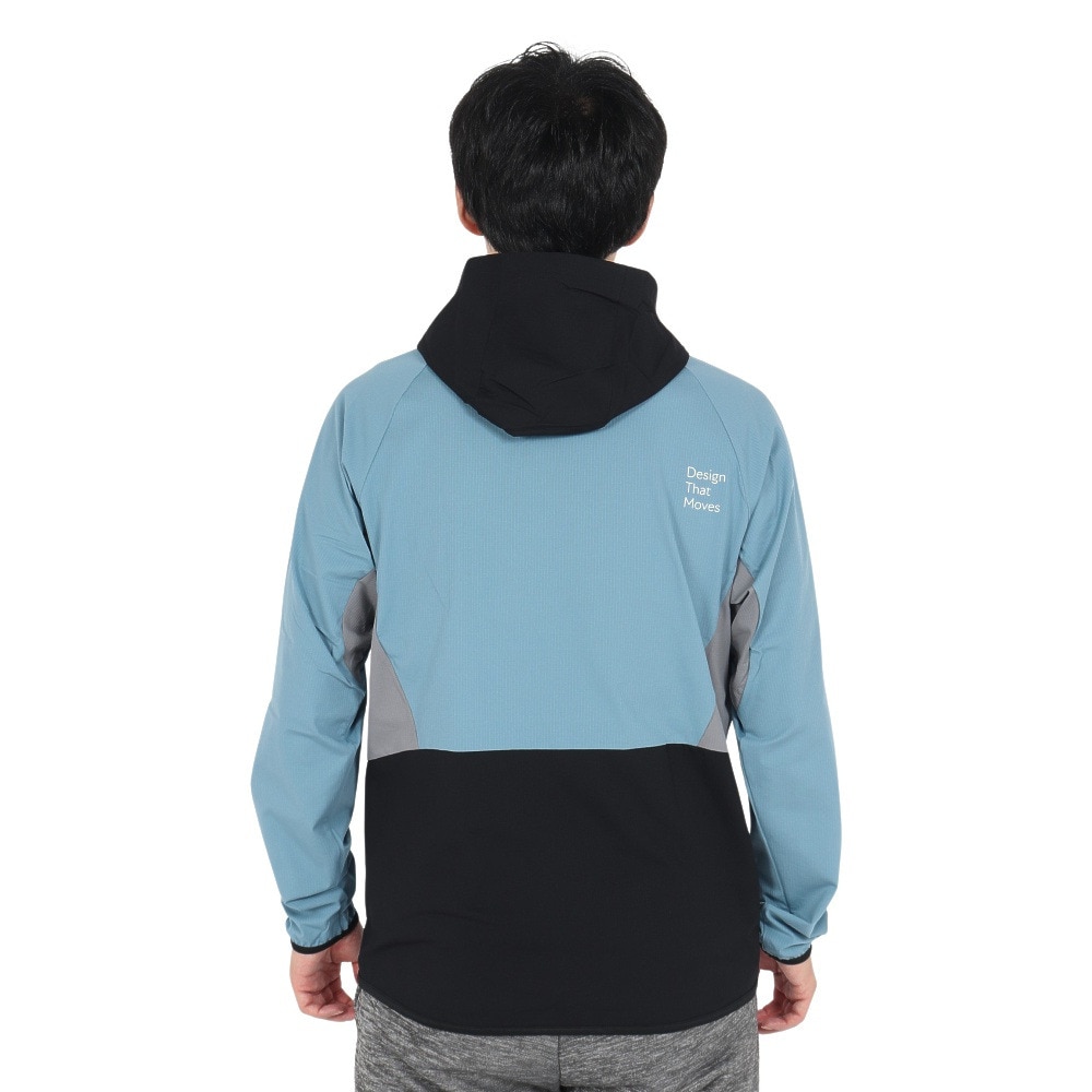 デサント（DESCENTE）（メンズ、レディース）バレーボールウェア ウォームアップジャケット DV4FJK01U BLGY