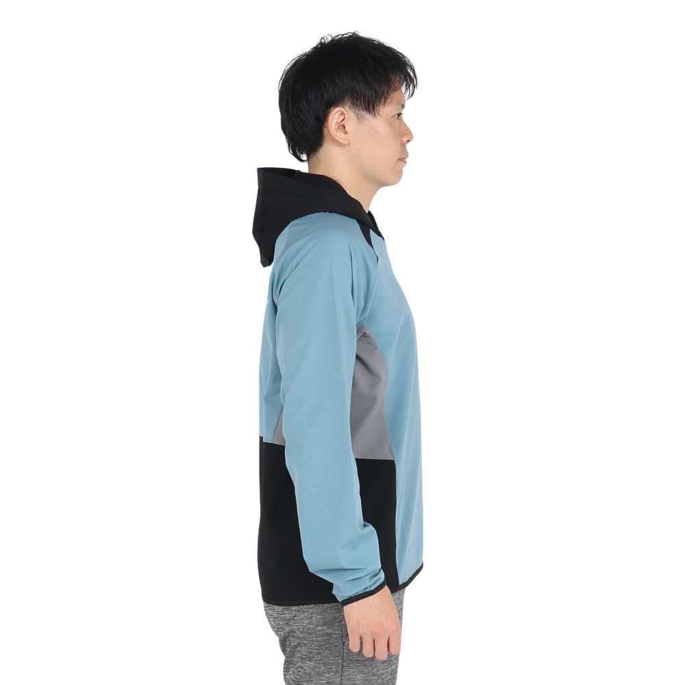 デサント（DESCENTE）（メンズ、レディース）バレーボールウェア ウォームアップジャケット DV4FJK01U BLGY