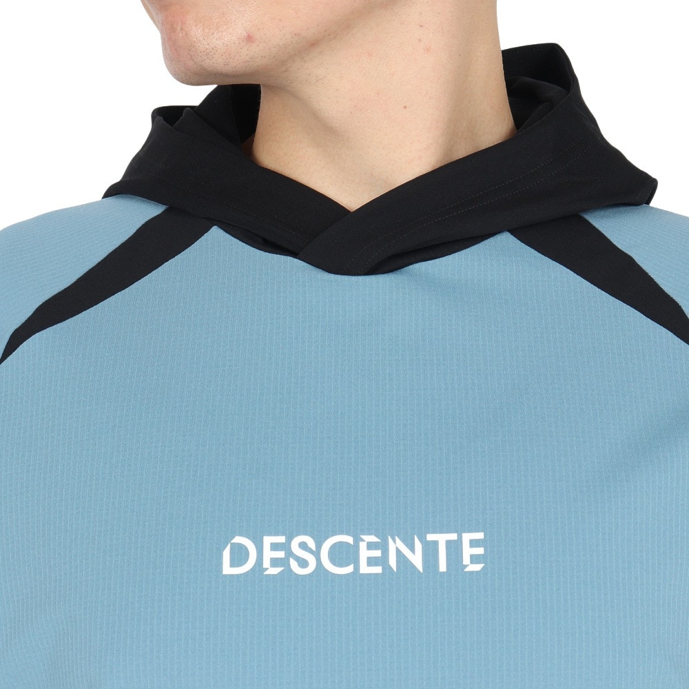デサント（DESCENTE）（メンズ、レディース）バレーボールウェア ウォームアップジャケット DV4FJK01U BLGY