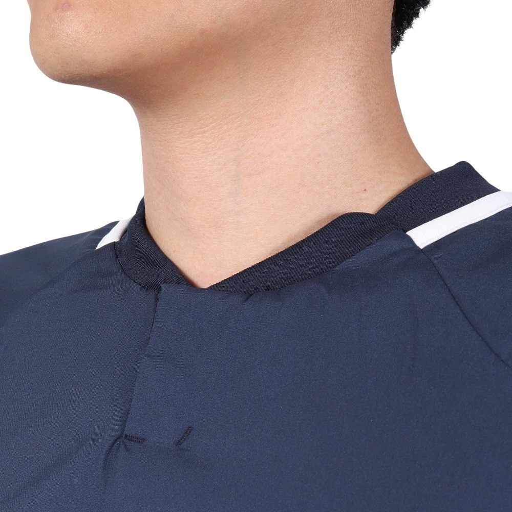デサント（DESCENTE）（メンズ、レディース）バレーボールウェア ウインドブレーカー ウォーマージャケット 長袖 ピステ DVUWJF30 NV