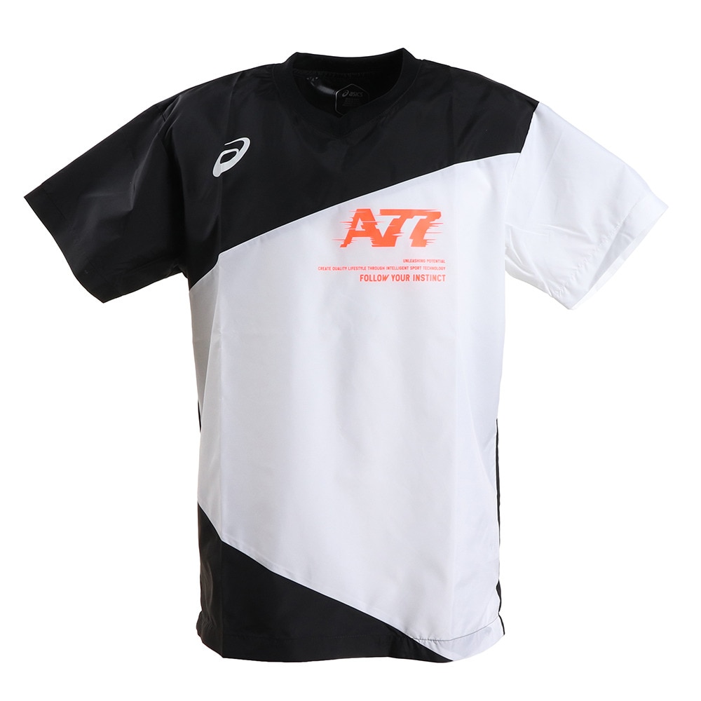 アシックス(ASICS)(メンズ)A77 半袖ピステシャツ 2031C127.100 【バレーボールウェア ピステシャツ トップス】