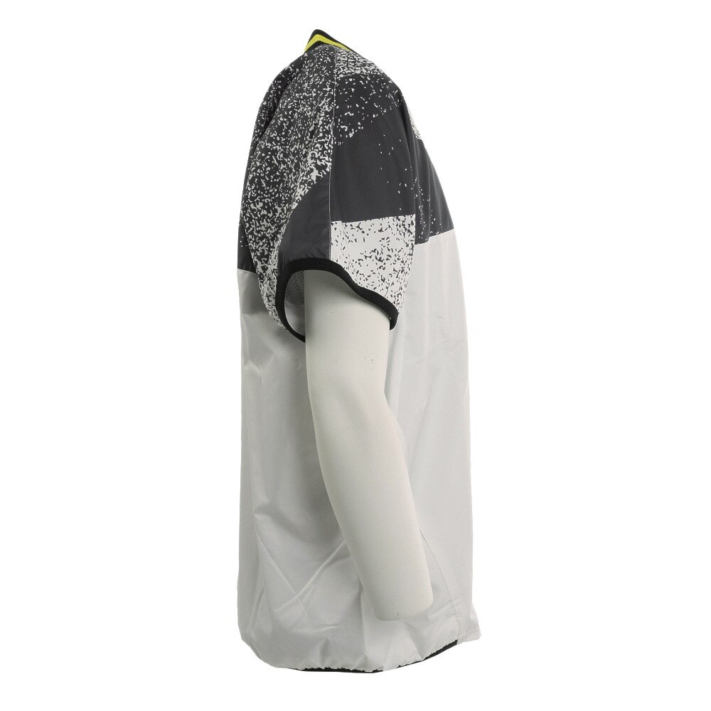 PG（メンズ）バレーボールウェア 半袖ピステシャツ 761PG0ES1612 WHT