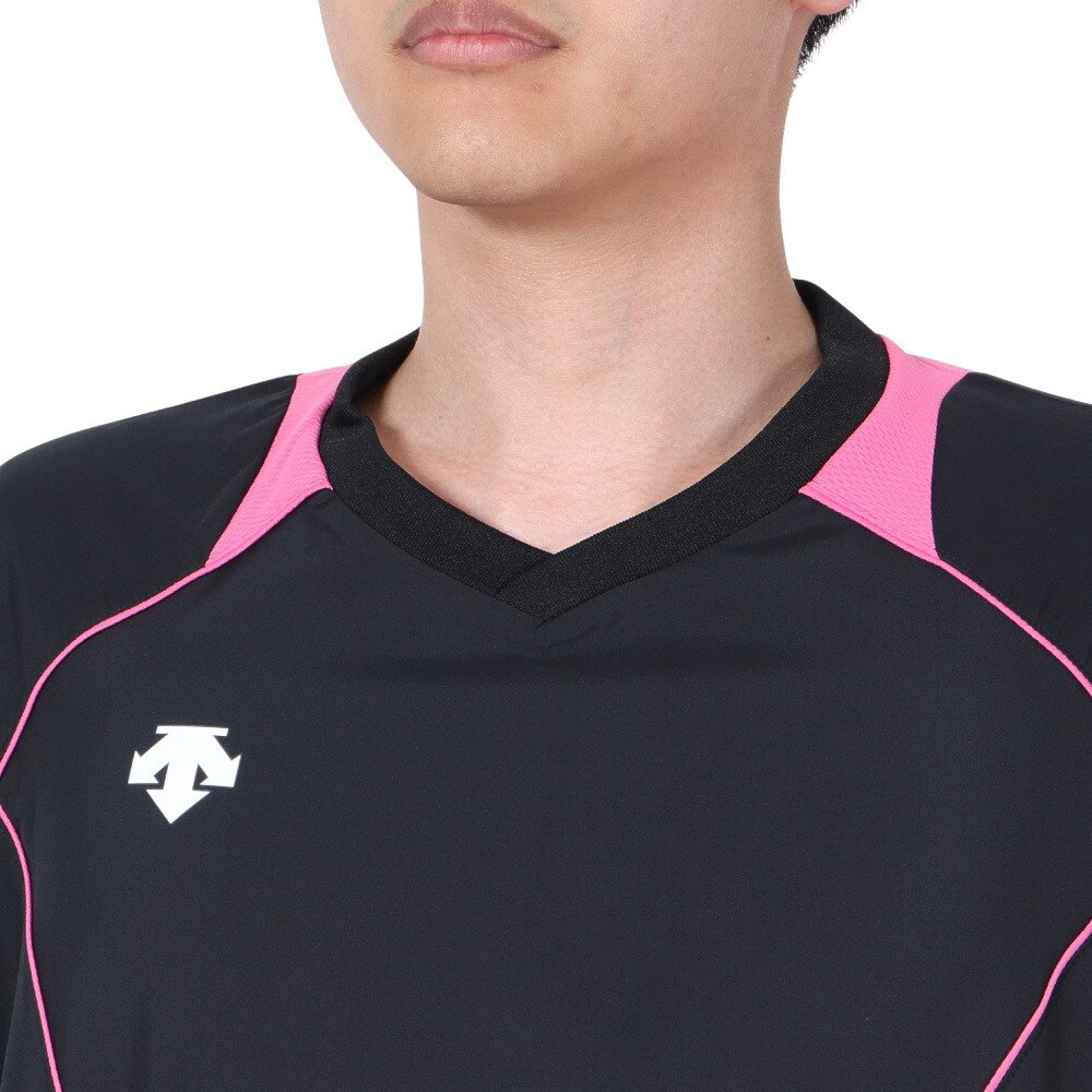 デサント（DESCENTE）（メンズ）長袖 プラクティス ピステ ユニセックス DVB-3312 BPK バレーボールウェア
