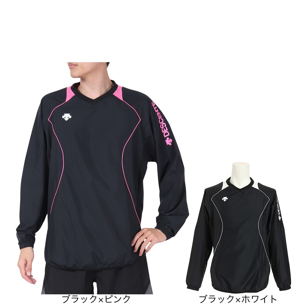 デサント（DESCENTE）（メンズ）長袖 プラクティス ピステ ユニセックス DVB-3312 BPK バレーボールウェア