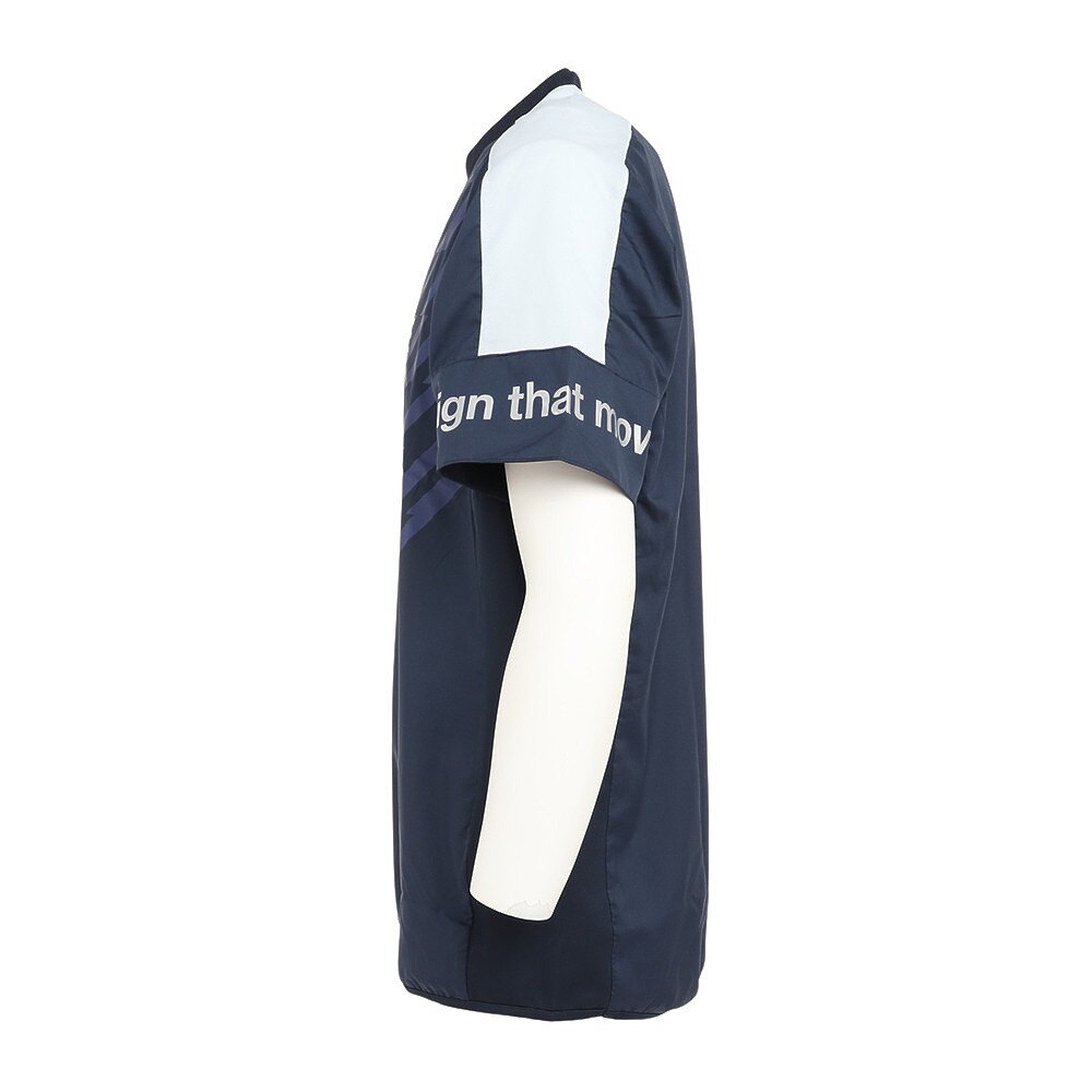 デサント（DESCENTE）（メンズ、レディース）バレーボールウェア 半袖ピステ DVUVJK30 NV★★★