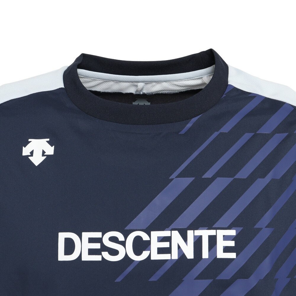 デサント（DESCENTE）（メンズ、レディース）バレーボールウェア 半袖ピステ DVUVJK30 NV★★★