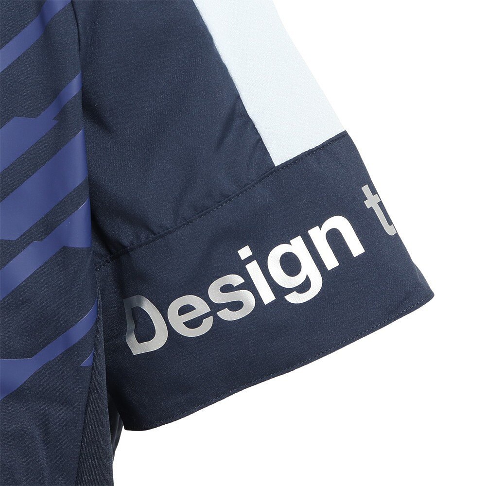 デサント（DESCENTE）（メンズ、レディース）バレーボールウェア 半袖ピステ DVUVJK30 NV★★★