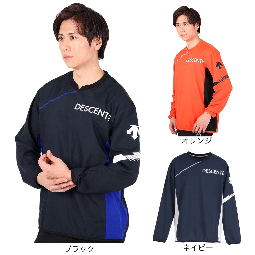 デサント（DESCENTE）（メンズ）バレーボールウェア 長袖ピステ DVUWJK31 NV