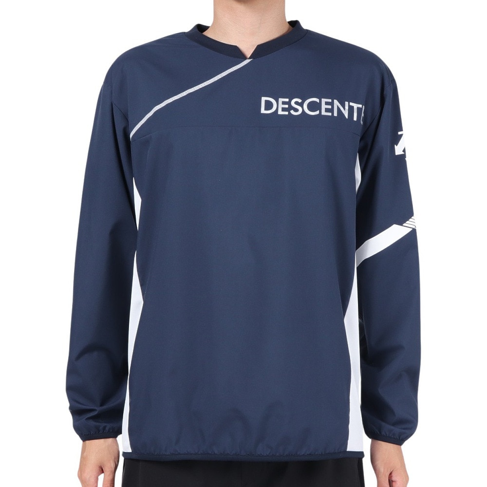 デサント（DESCENTE）（メンズ）バレーボールウェア 長袖ピステ DVUWJK31 NV