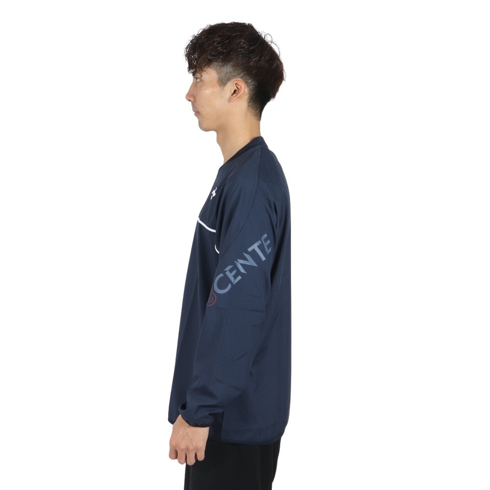 デサント（DESCENTE）（メンズ）バレーボールウェア 長袖ピステ DV4FWB01U NV00