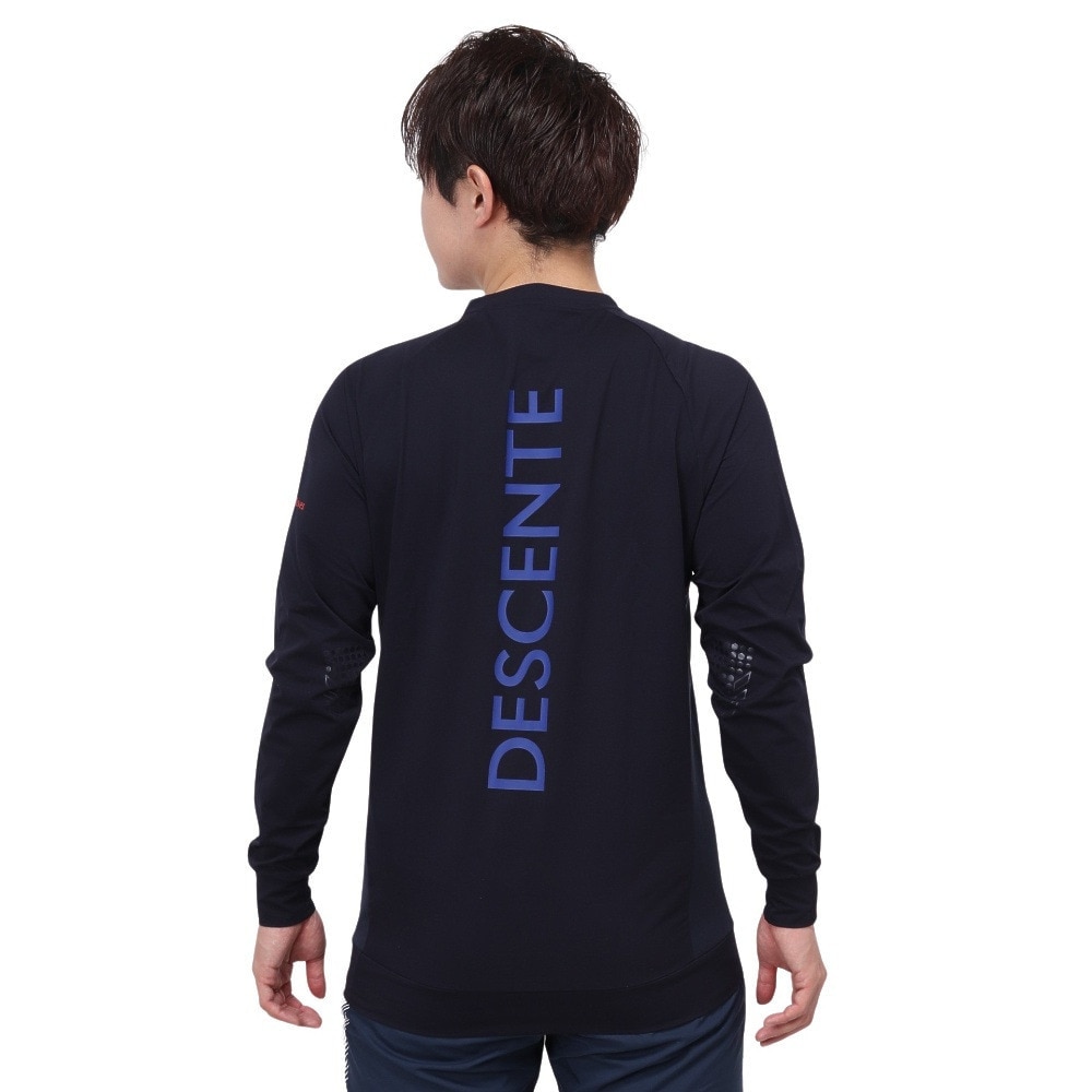 デサント（DESCENTE）（メンズ）バレーボールウェア 長袖ストレッチピステ DVUWJK30 NV