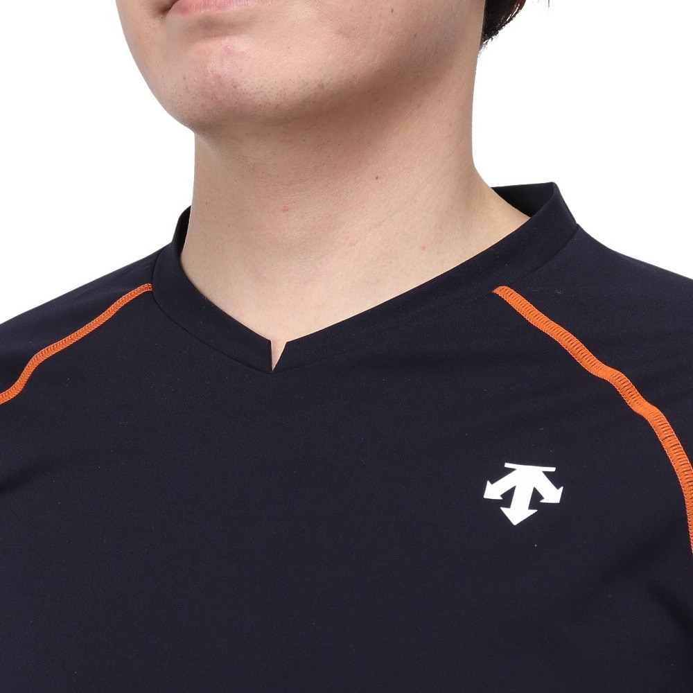 デサント（DESCENTE）（メンズ）バレーボールウェア 長袖ストレッチピステ DVUWJK30 NV