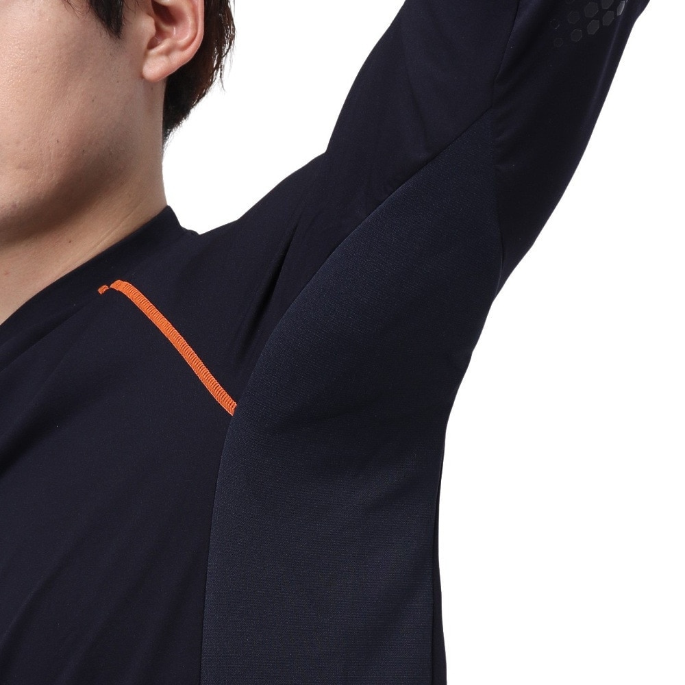デサント（DESCENTE）（メンズ）バレーボールウェア 長袖ストレッチピステ DVUWJK30 NV