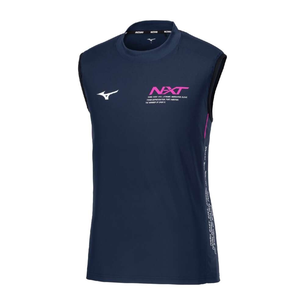 ミズノ（MIZUNO）（メンズ、レディース）バレーボールウェア N-XTノースリーブピステ V2MEB51214
