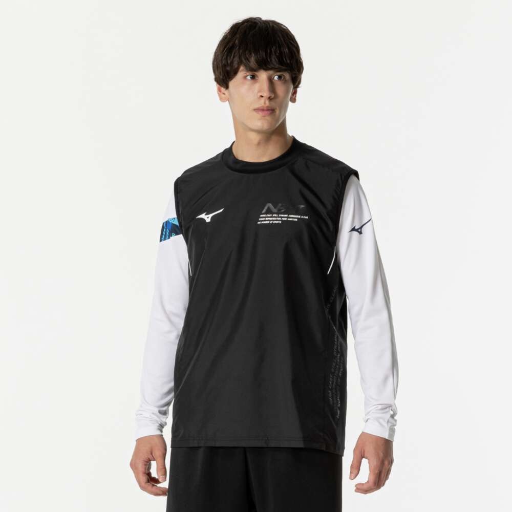 ミズノ（MIZUNO）（メンズ、レディース）バレーボールウェア N-XTノースリーブピステ V2MEB51290