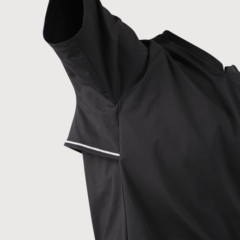 デサント（DESCENTE）（メンズ、レディース）バレーボールウェア 半袖バレーボールピステ DV5SWB01U BK00