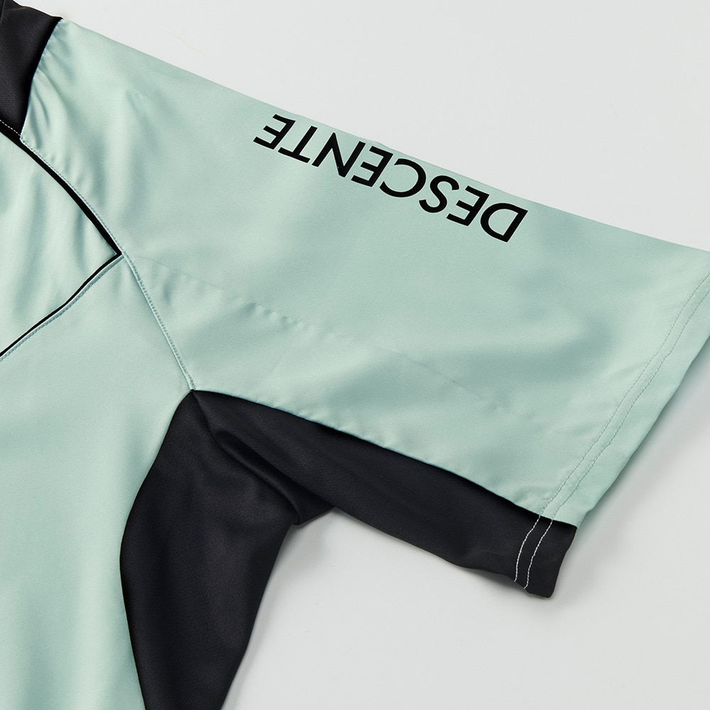 デサント（DESCENTE）（メンズ、レディース）バレーボールウェア ピステ Tシャツ DV5SWBX2UB GRBK